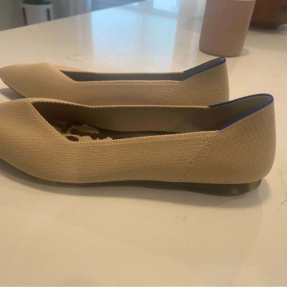 Rothy's the Point II size 10 in Ecru - Picture 8 of 9